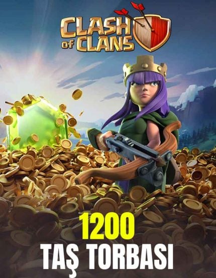Clash Of Clans 1200 Yeşil Taş