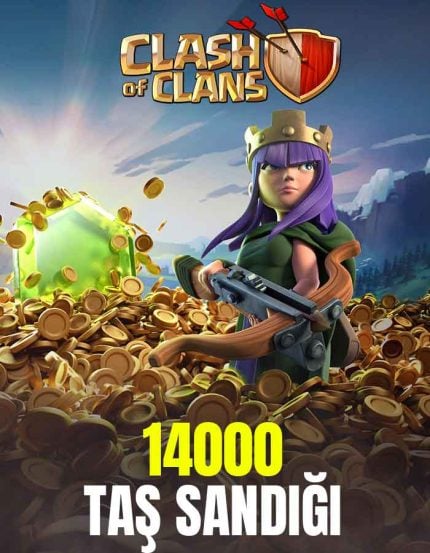 Clash Of Clans 14000 Yeşil Taş